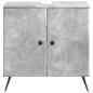 Preview: Waschbeckenschrank BREDA Betongrau 59,5 x 31,5 x 59 cm