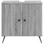 Preview: Waschbeckenschrank BREDA Sonoma-Grau 59,5 x 31,5 x 59 cm