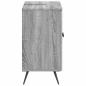 Preview: Waschbeckenschrank BREDA Sonoma-Grau 59,5 x 31,5 x 59 cm