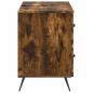 Preview: Waschbeckenschrank BREDA Raucheiche 82 x 41 x 59 cm