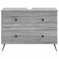 Preview: Waschbeckenschrank BREDA Sonoma-Grau 82 x 41 x 59 cm