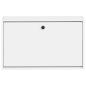 Preview: Wandmontierter Schuhschrank BREDA 71 x 17 x 43 cm Holzwerkstoff