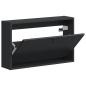 Preview: Wandmontierter Schuhschrank BREDA 71 x 17 x 43 cm Holzwerkstoff