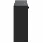 Preview: Wandmontierter Schuhschrank BREDA 71 x 17 x 43 cm Holzwerkstoff