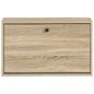 Preview: Wandmontierter Schuhschrank BREDA 71 x 17 x 43 cm Holzwerkstoff