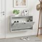 Preview: ARDEBO.de - Wandmontierter Schuhschrank BREDA 71 x 17 x 43 cm Holzwerkstoff