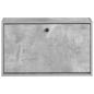 Preview: Wandmontierter Schuhschrank BREDA 71 x 17 x 43 cm Holzwerkstoff