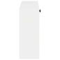 Preview: Wandmontierter Schuhschrank BREDA 71 x 17 x 43 cm Holzwerkstoff