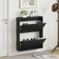 Preview: ARDEBO.de - Wandmontierter Schuhschrank BREDA 71 x 17 x 86 cm Holzwerkstoff