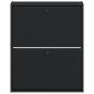 Preview: Wandmontierter Schuhschrank BREDA 71 x 17 x 86 cm Holzwerkstoff