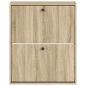 Preview: Wandmontierter Schuhschrank BREDA 71 x 17 x 86 cm Holzwerkstoff