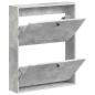 Preview: Wandmontierter Schuhschrank BREDA 71 x 17 x 86 cm Holzwerkstoff