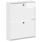 Preview: Wandmontierter Schuhschrank BREDA 71 x 17 x 86 cm Holzwerkstoff
