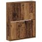 Preview: Wandmontierter Schuhschrank BREDA 71 x 17 x 86 cm Holzwerkstoff