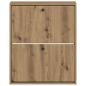 Preview: Wandmontierter Schuhschrank BREDA 71 x 17 x 86 cm Holzwerkstoff
