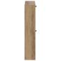 Preview: Wandmontierter Schuhschrank BREDA 71 x 17 x 86 cm Holzwerkstoff