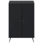 Preview: Schuhschrank BREDA 59,5 x 39,5 x 90 cm Holzwerkstoff Schwarz