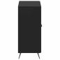 Preview: Schuhschrank BREDA 59,5 x 39,5 x 90 cm Holzwerkstoff Schwarz