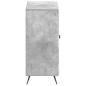 Preview: Schuhschrank BREDA 59,5 x 39,5 x 90 cm Holzwerkstoff Betongrau