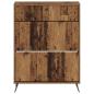 Preview: Schuhschrank BREDA 78 x 24 x 103 cm Holzwerkstoff Altholz