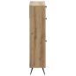 Preview: Schuhschrank BREDA 78 x 24 x 103 cm Holzwerkstoff Artisan-Eiche