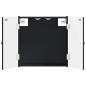 Preview: Dartboard Schrank BREDA Schwarz 52,5 x 10,5 x 53,5 cm