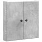 Preview: Dartboard Schrank BREDA Betongrau 52,5 x 10,5 x 53,5 cm