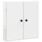 Preview: Dartboard Schrank BREDA Hochglanz Wei? 52,5 x 10,5 x 53,5 cm