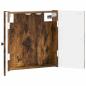 Preview: Dartboard Schrank BREDA Raucheiche 52,5 x 10,5 x 53,5 cm