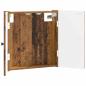 Preview: Dartboard Schrank BREDA Altholz 52,5 x 10,5 x 53,5 cm