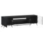 Preview: LED-TV-Schrank Schwarz Holzwerkstoff