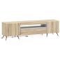 Preview: LED-TV-Schrank Sonoma-Eiche Holzwerkstoff