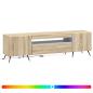 Preview: LED-TV-Schrank Sonoma-Eiche Holzwerkstoff