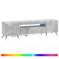 Preview: LED-TV-Schrank Betongrau Holzwerkstoff