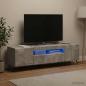 Preview: LED-TV-Schrank Betongrau Holzwerkstoff