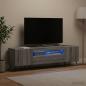 Preview: LED-TV-Schrank Sonoma-Grau Holzwerkstoff
