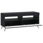 Preview: LED-TV-Schrank Schwarz Holzwerkstoff
