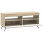 Preview: LED-TV-Schrank Sonoma-Eiche Holzwerkstoff
