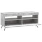 Preview: LED-TV-Schrank Betongrau Holzwerkstoff