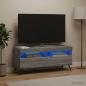 Preview: LED-TV-Schrank Sonoma-Grau Holzwerkstoff