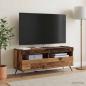 Preview: ARDEBO.de - LED-TV-Schrank Altholz Holzwerkstoff
