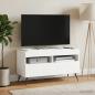 Preview: LED-TV-Schrank Weiß Holzwerkstoff