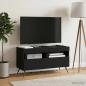 Preview: LED-TV-Schrank Schwarz Holzwerkstoff