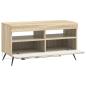 Preview: LED-TV-Schrank Sonoma-Eiche Holzwerkstoff