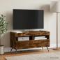 Preview: LED-TV-Schrank Raucheiche Holzwerkstoff