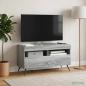 Preview: ARDEBO.de - LED-TV-Schrank Sonoma-Grau Holzwerkstoff