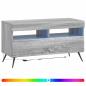 Preview: LED-TV-Schrank Sonoma-Grau Holzwerkstoff