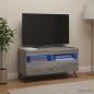 Preview: LED-TV-Schrank Sonoma-Grau Holzwerkstoff