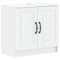 Preview: ARDEBO.de - Waschbeckenschrank UTRECHT Weiß 59,5 x 31,5 x 59 cm