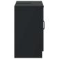 Preview: Waschbeckenschrank UTRECHT Schwarz 59,5 x 31,5 x 59 cm
